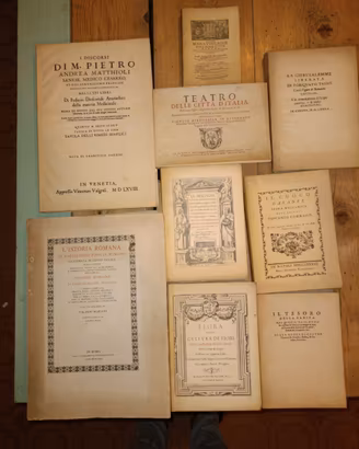 Collezione stampe anastatiche 12 libri antichi