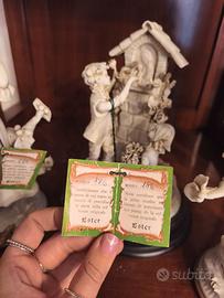 Scultura Capodimonte Bisquit Mod. 186 - Fanciulli