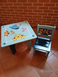 tavolino e sedia bimbi