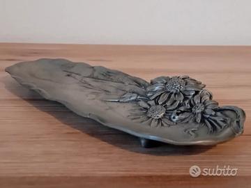 VECCHIO PORTA PENNE STILOGRAFICHE DA SCRIVANIA 