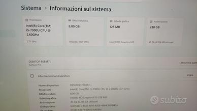 Surface pro 5 LTE