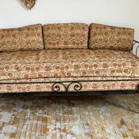 Sofa divano in ferro battuto