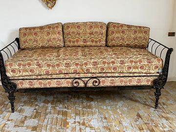 Sofa divano in ferro battuto