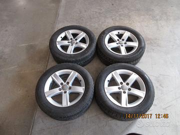 cerchi  lega 16" originali Audi + gomme invernali