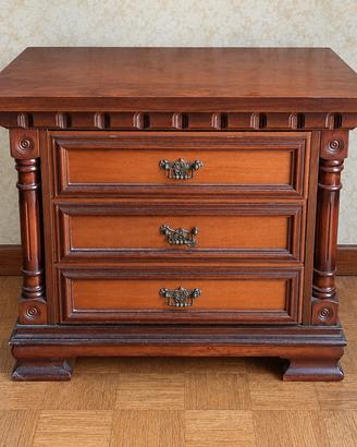 coppia di comodini legno massello 50