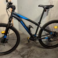 Mtb Rockrider ST 120 27,5” nero azzurro