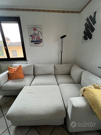 Divano letto angolare con pouf contenitore – IKEA
