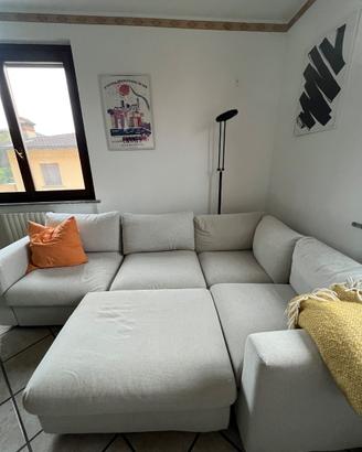 Divano letto angolare con pouf contenitore – IKEA