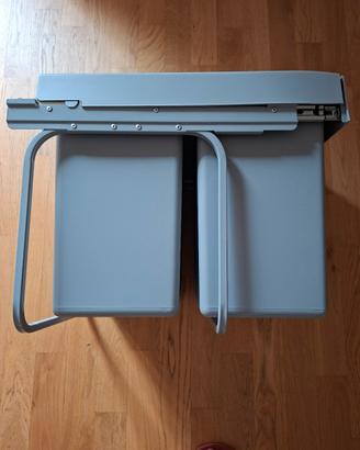 HomCom pattumiera da cucina scorrevole