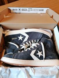 CONVERSE PRO LEATHER HI JEANS