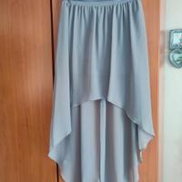 Gonna Asimmetrica Corta Davanti e Lunga Dietro