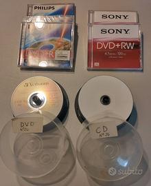 Lotto DVD CD R custodie