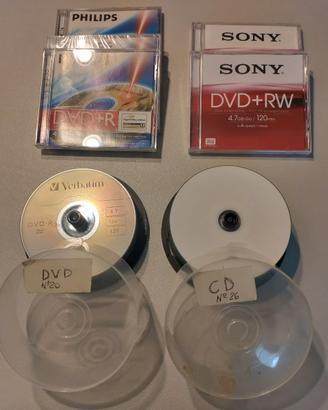 Lotto DVD CD R custodie