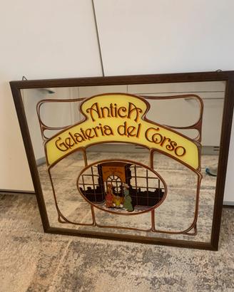 Specchio Antica gelateria del corso