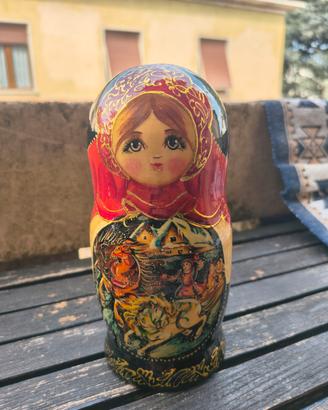 Matrioska Russa vintage set completo 5 pez