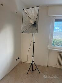 Set softbox e luci per fotografia e video