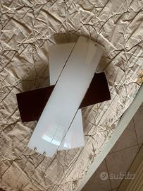 Lampada applique vetro made in Italy rara SFORZIN