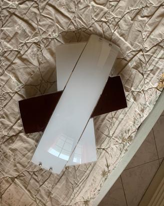 Lampada applique vetro made in Italy rara SFORZIN