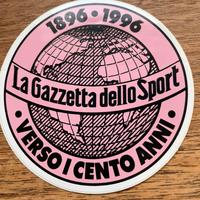 Adesivo centenario Gazzetta dello Sport