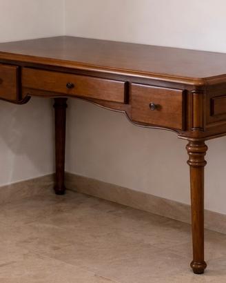 Scrivania in rovere massello