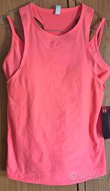 CANOTTA CON REGGISENO SPORTIVA 