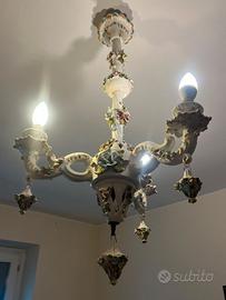 lampadario Capodimonte