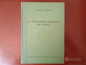 U. Azzolina
La separazione personale dei coniugi 