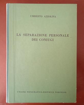 U. Azzolina
La separazione personale dei coniugi 