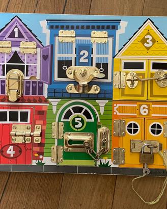 Melissa&Doug Tavola sensorial Serrature Montessori