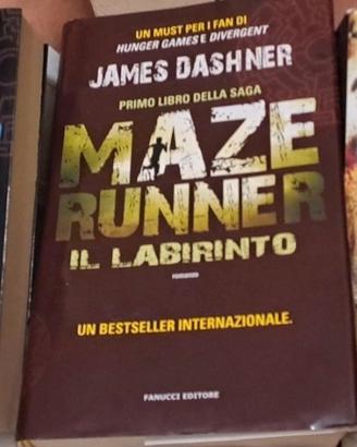 3 libri maze runner James dashner