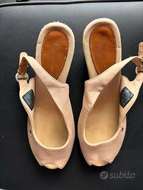 Sandali Tommy Hilfiger con zeppa  in corda – N 39