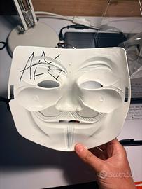 Maschera autografata Ale della giusta serie Dozer