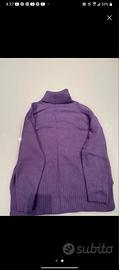  Maglione donna lilla Massimo Dutti