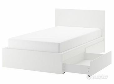 LETTO IKEA 90x200 + MATERASSO DORELAN (100€+100€)