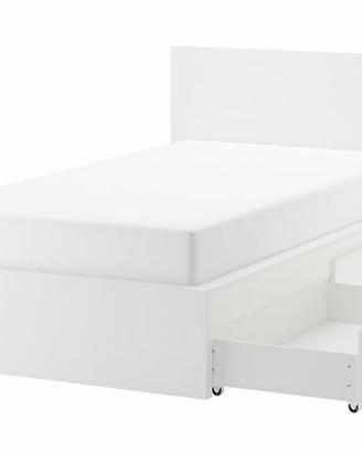 LETTO IKEA 90x200 + MATERASSO DORELAN (100€+100€)