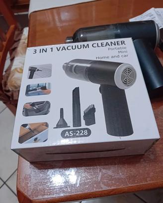 Mini Aspirapolvere Portatile 3 in 1 Casa e Auto 