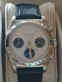 Hamilton crono panda 7014 automatico rarissimo