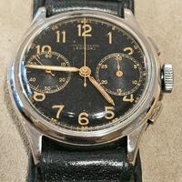 Leonidas Chronographe 1940s Gilt,grafica oro.
