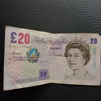 banconota da 20 pound 