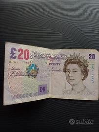 banconota da 20 pound 