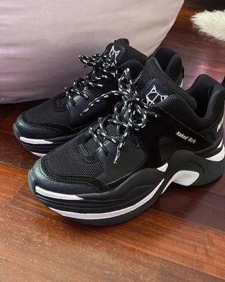 Sneakers Naked Wolfe Track Double Black
