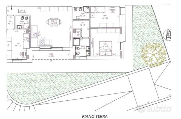 VICOLI: APPARTAMENTO NUOVA COSTRUZIONE 3 LETTO