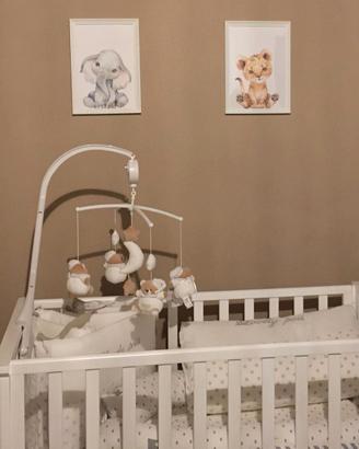 Lettino culla Azzurra Design con piumone