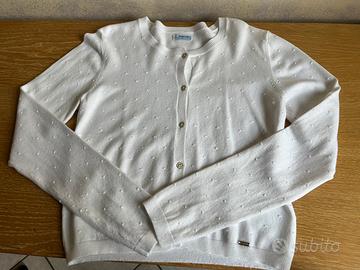 Maglioncino bianvo cerimonia