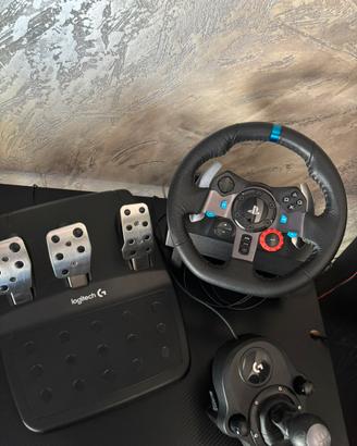 Volante Logitech g29+pedaliera+Cambio