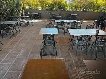 TAVOLI SEDIE DA ESTERNO IN FERRO