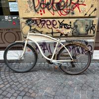 Bici americana uomo donna canna alta