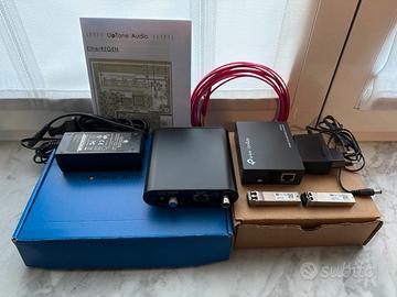 Switch Uptone Audio EtherRegen +Kit Fibra Ottica