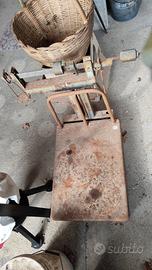 Bassacuna bascula, bilancia a piattaforma. 