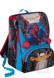 Zaino Scuola Spiderman nuovo con maschera 